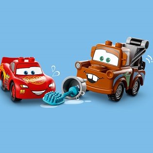 LEGO® DUPLO® - Disney 10996 In der Autowaschanlage mit Lightning McQueen und Peanuts