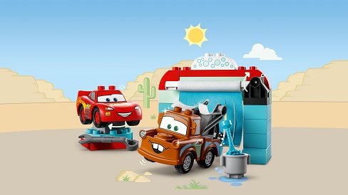 LEGO® DUPLO® - Disney 10996 In der Autowaschanlage mit Lightning McQueen und Peanuts