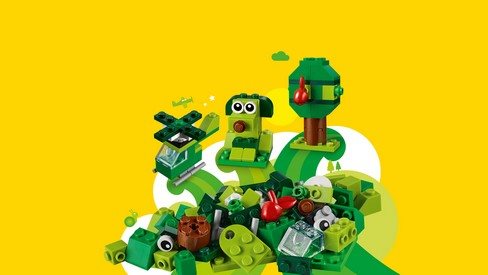 LEGO Classic 11007 Creative Green Bricks LEGO Classic 11007 Green creative cubes