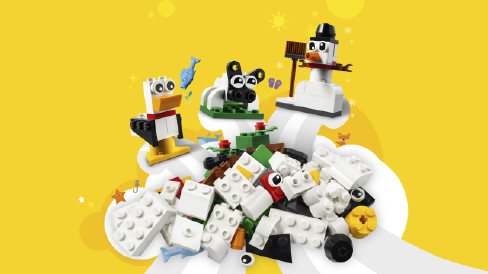 LEGO Classic 11012 Bílé kreativní kostky