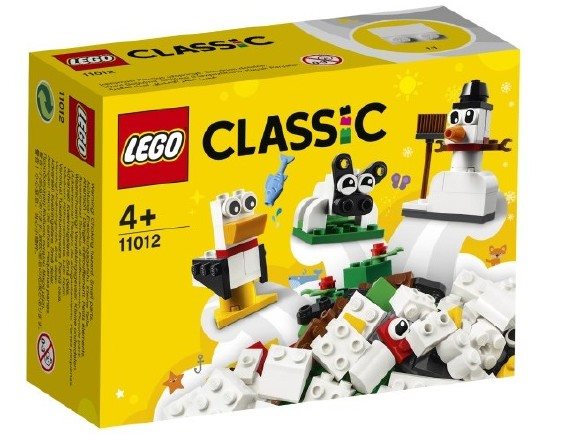 LEGO Classic 11012 Bílé kreativní kostky