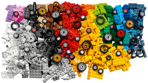 LEGO Classic 11014 Cubes and wheels