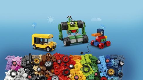LEGO Classic 11014 Cubes and wheels