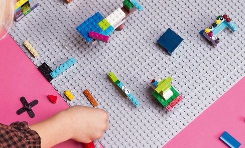 - 11024 12,90 Graue LEGO® € Bauplatte für LEGO-Bausatz Classic