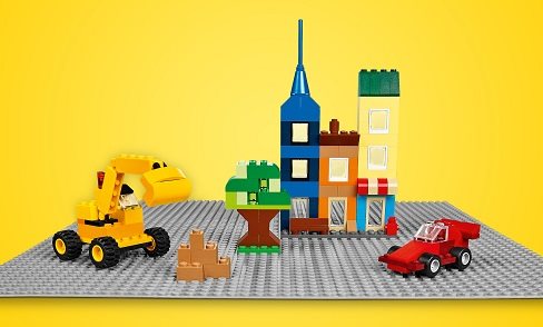 LEGO Classic 11024 Šedá podložka na stavění 
