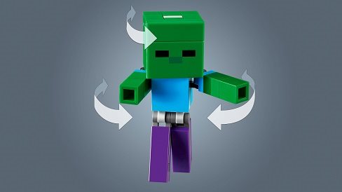 LEGO Minecraft Prase s malou zombie LEGO Minecraft Prase s malou zombie