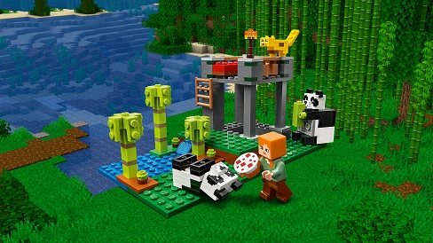 LEGO Minecraft Pandí školka