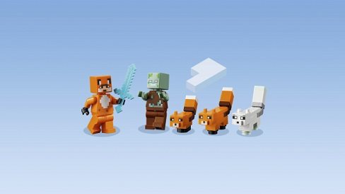 LEGO Minecraft 21178 Die Fuchs-Lodge