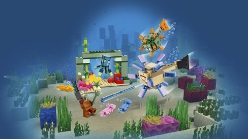 LEGO Minecraft 21180 Battle with the Guardians 