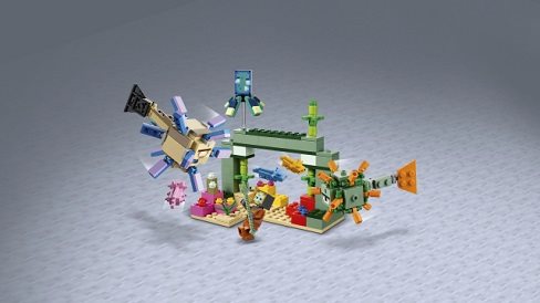 LEGO Minecraft 21180 Battle with the Guardians 