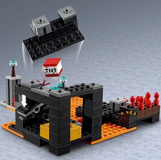 LEGO® Minecraft® 21185 Unterirdische Burg