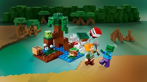LEGO® Minecraft® 21240 Abenteuer im Sumpf
