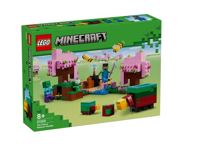 LEGO stavebnica Minecraft® 21260 Záhrada s rozkvitnutými čerešňami