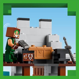 LEGO stavebnica Minecraft® 21261 Vlčia pevnosť