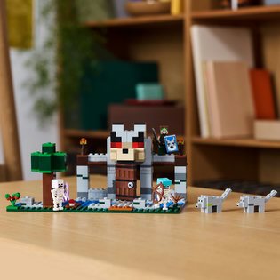 LEGO stavebnica Minecraft® 21261 Vlčia pevnosť