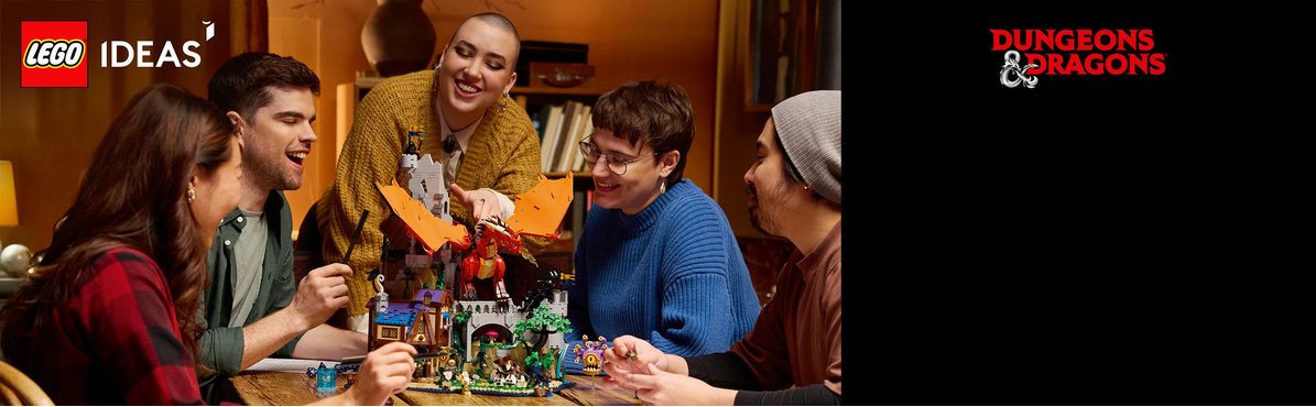 Stavebnica LEGO® Ideas 21348 Dungeons & Dragons: Príbeh Červeného draka