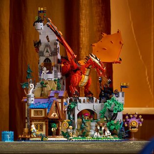 Stavebnica LEGO® Ideas 21348 Dungeons & Dragons: Príbeh Červeného draka