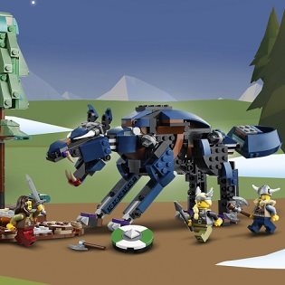 LEGO Schöpfer 31132 Wikingerschiff und Seeschlange 