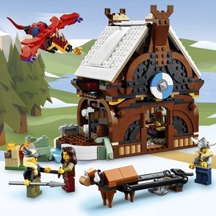 LEGO Schöpfer 31132 Wikingerschiff und Seeschlange 