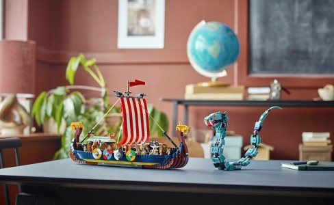 LEGO Schöpfer 31132 Wikingerschiff und Seeschlange 