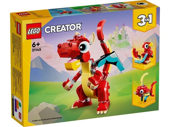 LEGO® Creator 3 in 1 31145 Roter Drache