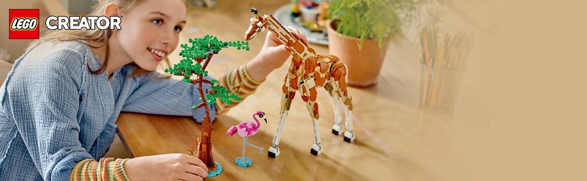 LEGO® Creator 3 v 1 31150 Divoká zvířata ze safari 