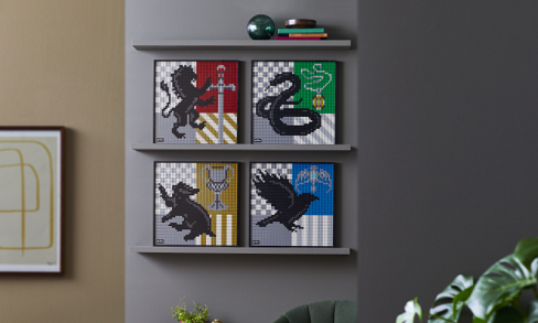 LEGO ART 31201 Harry Potter Coats of arms of Hogwarts tracks 