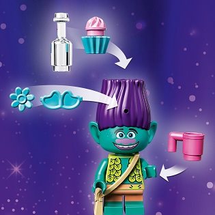 LEGO Trolls 41252 Poppy's Hot Air Balloon Adventure