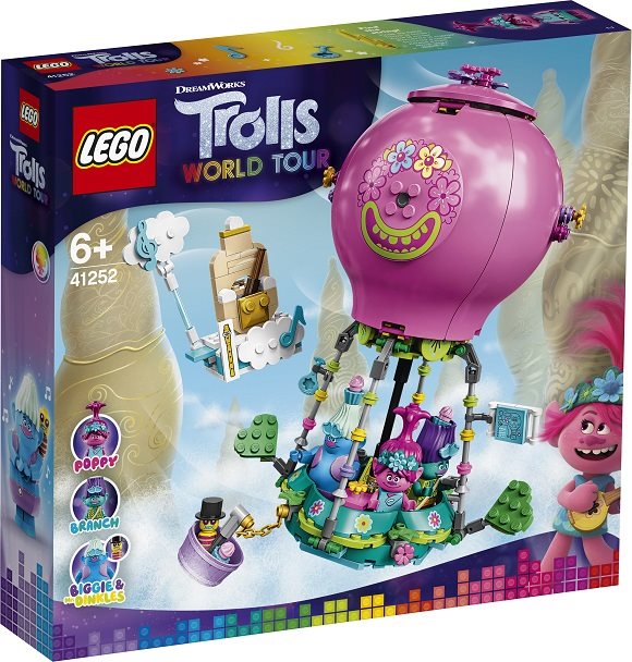 LEGO Trolls 41252 Poppy's Hot Air Balloon Adventure