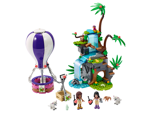 LEGO Friends 41423 Tiger Hot Air Balloon Jungle Rescue