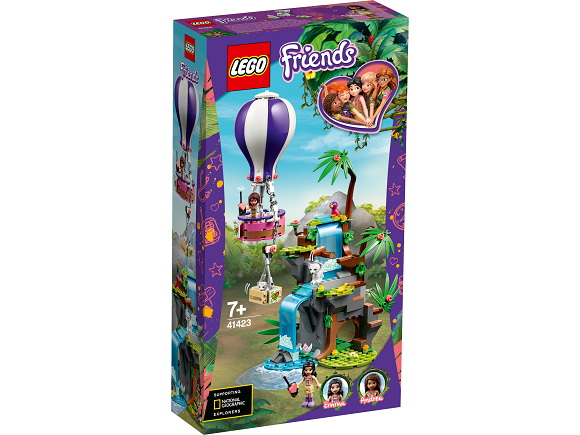 LEGO Friends 41423 Tiger Hot Air Balloon Jungle Rescue