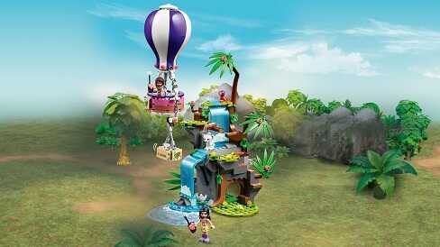 LEGO Friends 41423 Tiger Hot Air Balloon Jungle Rescue