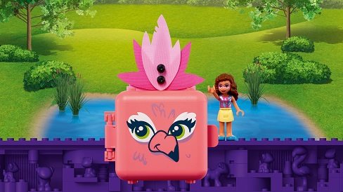 LEGO Friends 41662 Olivia and her flamingo box
