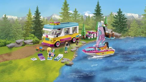 LEGO Friends 41681 Forest Camper Van and Sailboat LEGO Friends 41681 Forest Camper Van and Sailboat