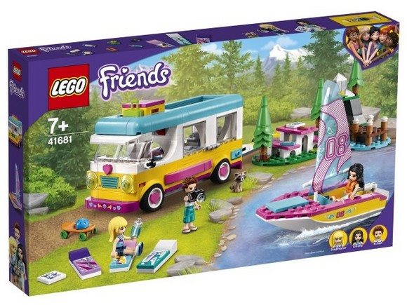 LEGO Friends 41681 Forest Camper Van and Sailboat LEGO Friends 41681 Forest Camper Van and Sailboats