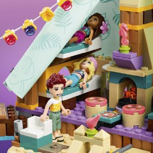 LEGO Friends 41700 Luxusní kempování na pláži