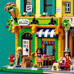 LEGO® Friends 41732 Blumenladen und Designstudio im Stadtzentrum