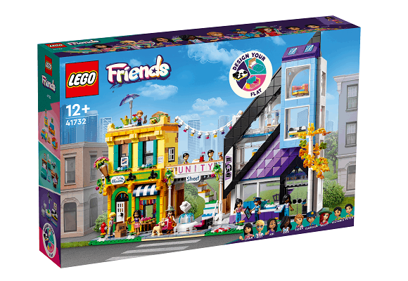 LEGO® Friends 41732 Kvetinárstvo a dizajn štúdio v centre mesta