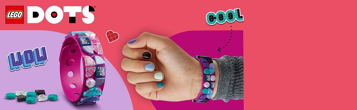 LEGO DOTS 41802 Bracelet - coloured unicorn 