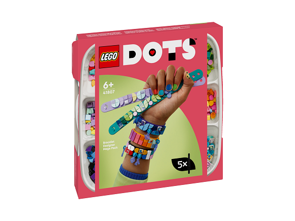 LEGO DOTS 41807 Mega Bracelet Pack: Show your style!