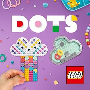 LEGO DOTS 41905 - Duhový stojan na šperky