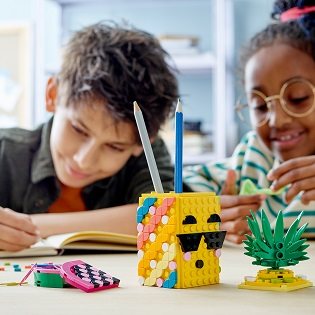 LEGO DOTS 41906 Pineapple Pencil Holder LEGO DOTS 41906 Stojánek na tužky ve tvaru ananasu