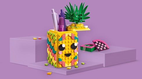 LEGO DOTS 41906 Pineapple Pencil Holder LEGO DOTS 41906 Stojánek na tužky ve tvaru ananasu