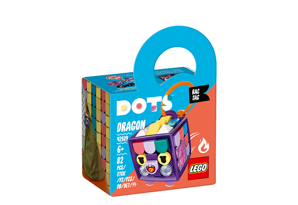 LEGO DOTS 41939 Bag Tag Dragon LEGO DOTS 41939 Bag Tag Dragon