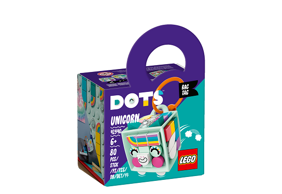 Acquista Lego: 41940 - Dots - Bag Tag Unicorno Originale