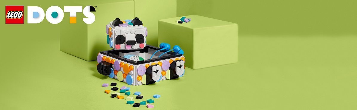 LEGO DOTS 41959 Niedliche Panda-Box