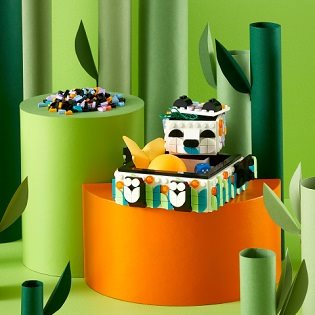 LEGO DOTS 41959 Niedliche Panda-Box