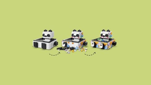 LEGO DOTS 41959 Niedliche Panda-Box