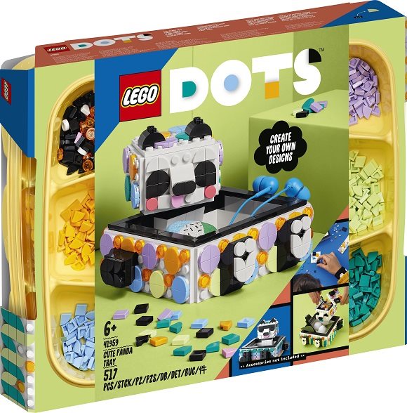 LEGO DOTS 41959 Niedliche Panda-Box
