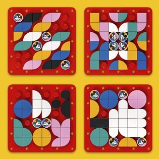 LEGO DOTS 41963 Aufnäher Myšák Mickey a Myška Minnie